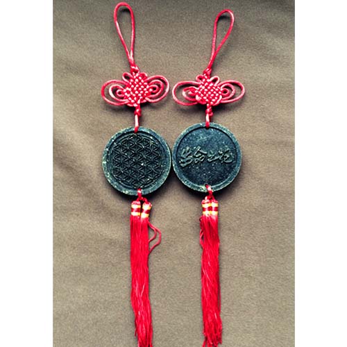  生命之花 中国结普洱茶饼 挂饰