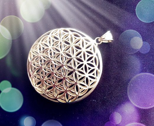 双层生命之花吊坠 （大）